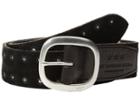 John Varvatos Star U.s.a. - Distressed Suede Belt With Studs