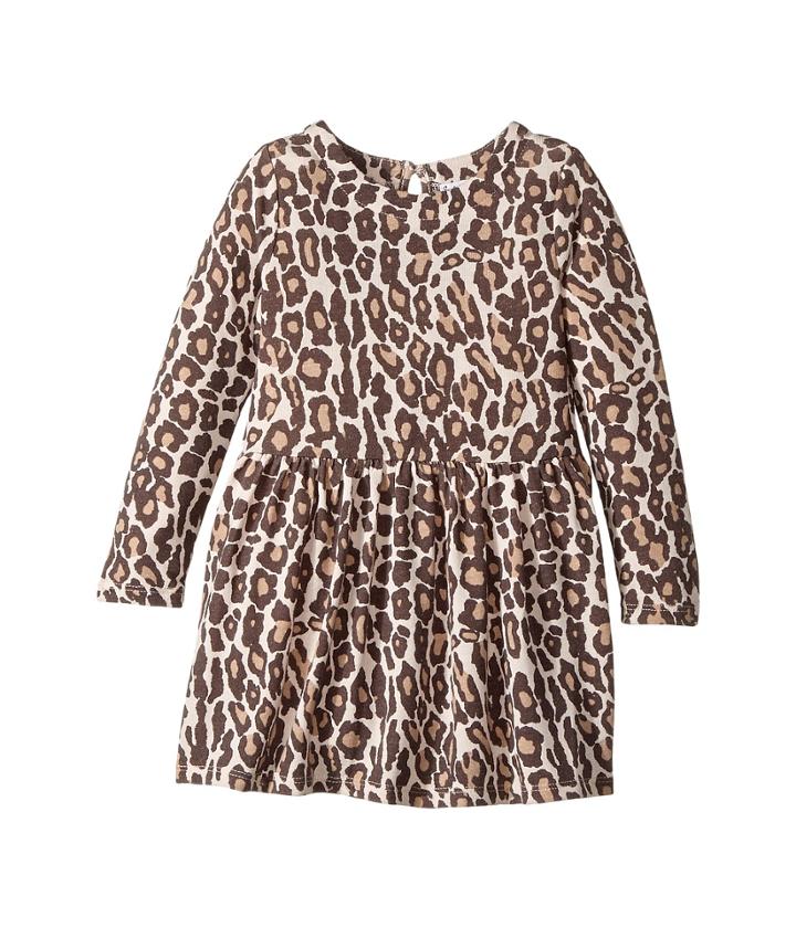 Splendid Littles - Animal Print Loose Knit Dress