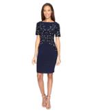 Adrianna Papell - Jersey Beaded Cocktail Dress