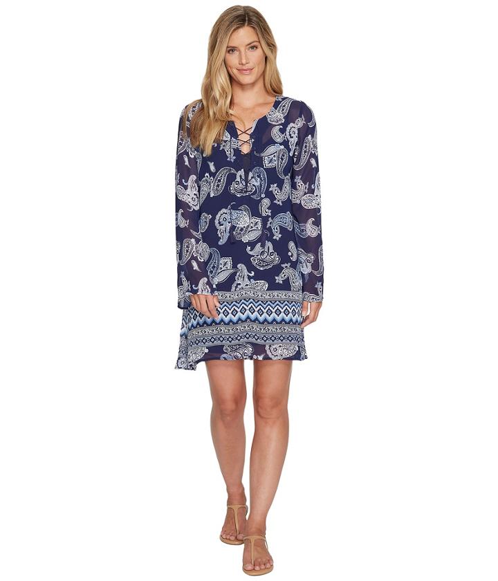 Stetson - 1115 Paisley Aztec Print Peasant Dress