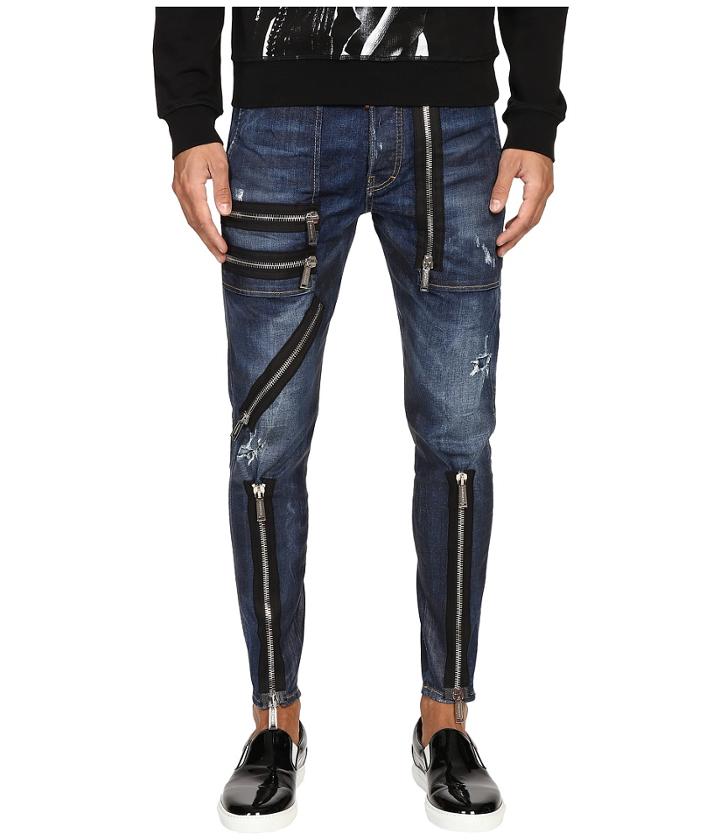 Dsquared2 - Five-pocket Military Jeans In Blue