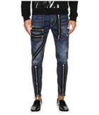 Dsquared2 - Five-pocket Military Jeans In Blue