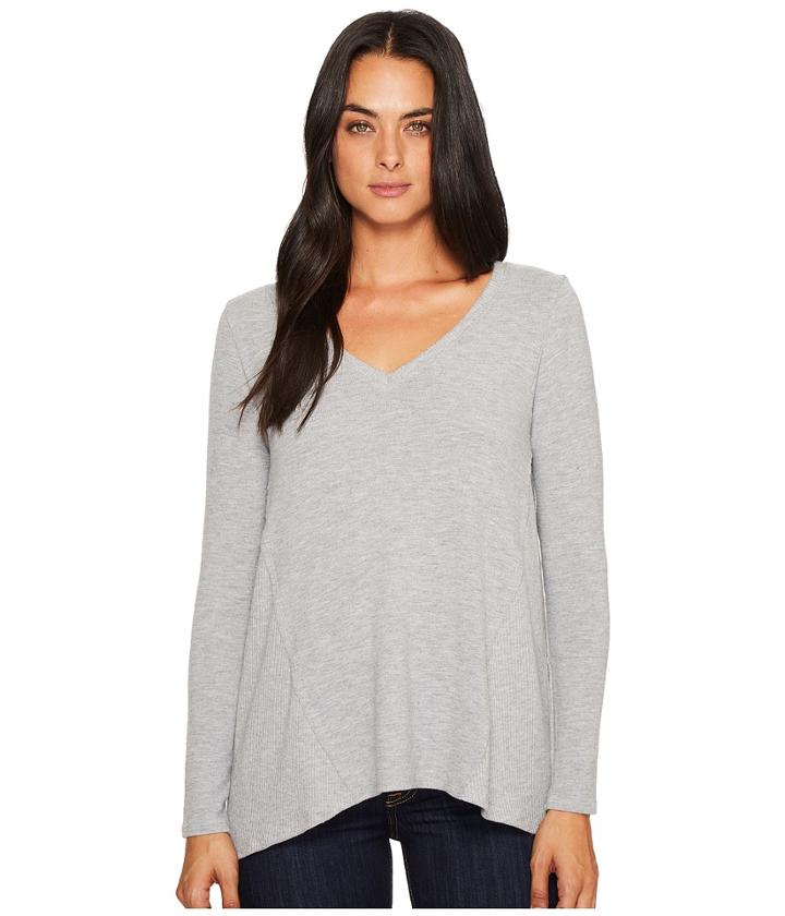 Michael Stars - Super Soft Madison Long Sleeve V-neck Top
