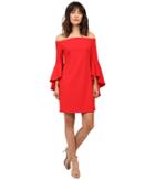 Vince Camuto - Off Shoulder Dress With Handkerchief Sleeves