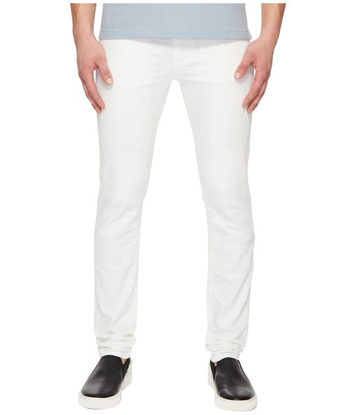 Versace Jeans - Distressed Jeans In White