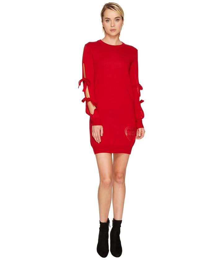 Love Moschino - Long Tie Sleeve Sweater Dress