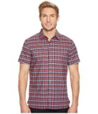 Perry Ellis - Short Sleeve Stretch Checkered Plaid Shirt