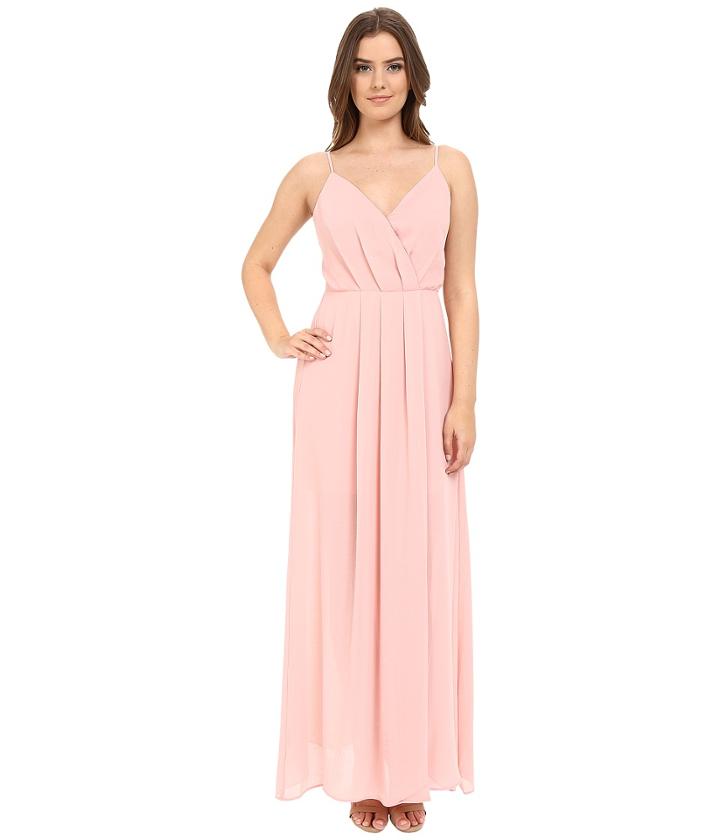 Adelyn Rae - Spaghetti Strap V Front Maxi Dress