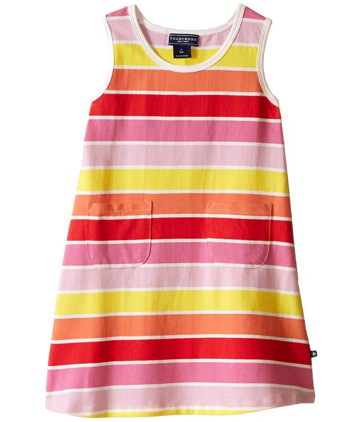 Toobydoo - Tank Dress Multi Stripe