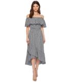 American Rose - Ann Off The Shoulder Gingham Maxi Dress