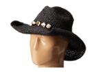 San Diego Hat Company - Rhc1080 Crochet Raffia Hat With Beaded Trim