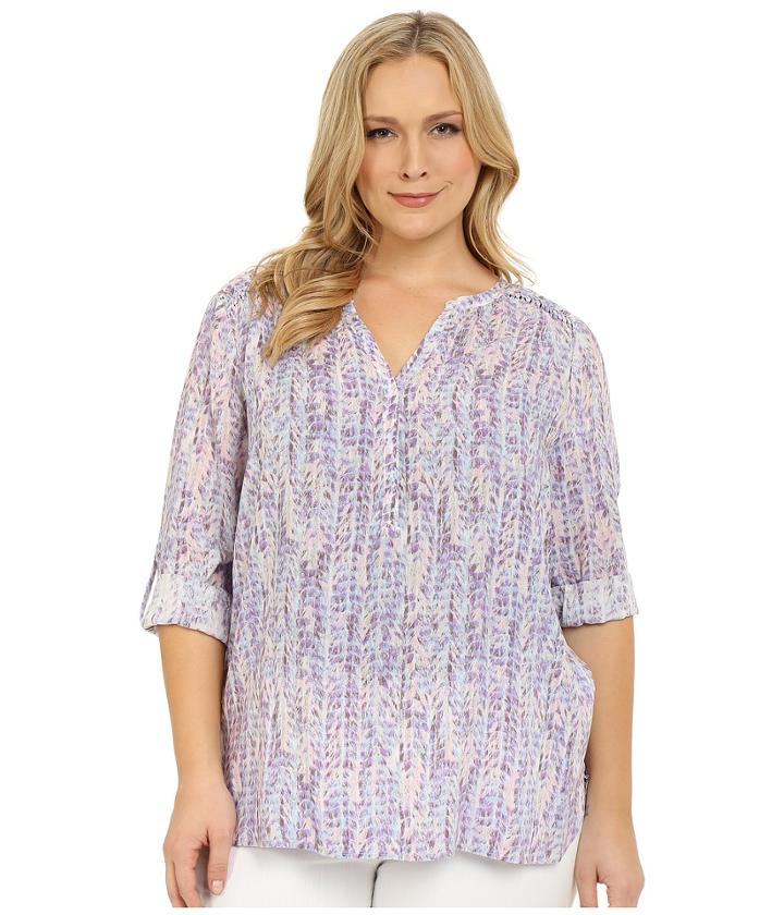 Nydj Plus Size - Plus Size Henley Tunic