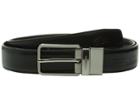 Lacoste - Premium Reversible Leather Nickel Embossed Croc Belt