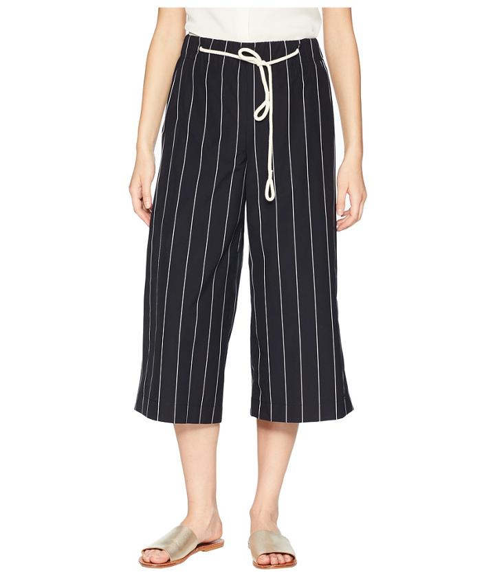 Vince - Skinny Stripe Side Slit Culotte