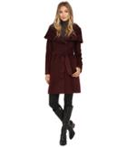 Cole Haan - Belted Coat With Oversized Hood