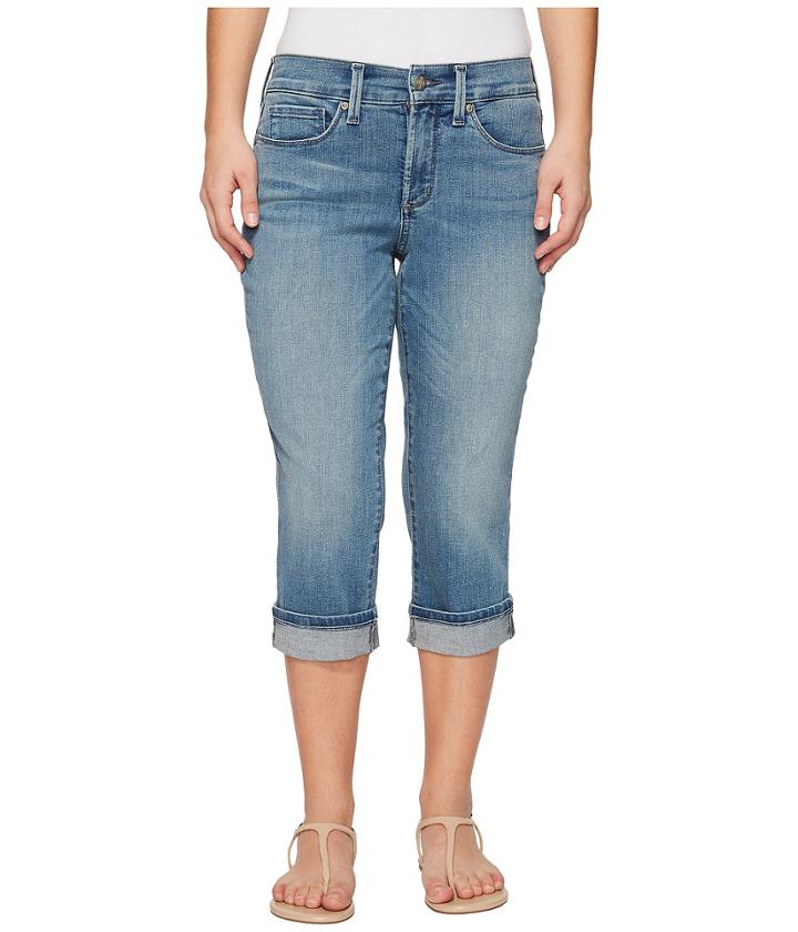 Nydj Petite - Petite Marilyn Crop Cuff In Pacific
