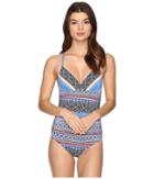 Jantzen - Batik Stripe Strappy One-piece