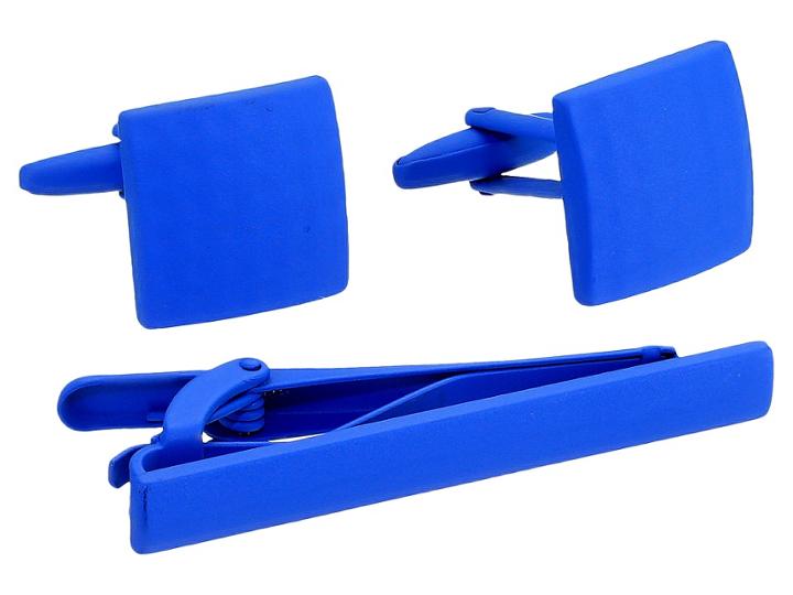 Stacy Adams - Powder Coated Cuff Link Tie Bar Set