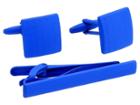 Stacy Adams - Powder Coated Cuff Link Tie Bar Set