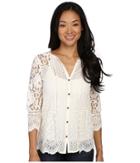 Lucky Brand - Lace Mix Top