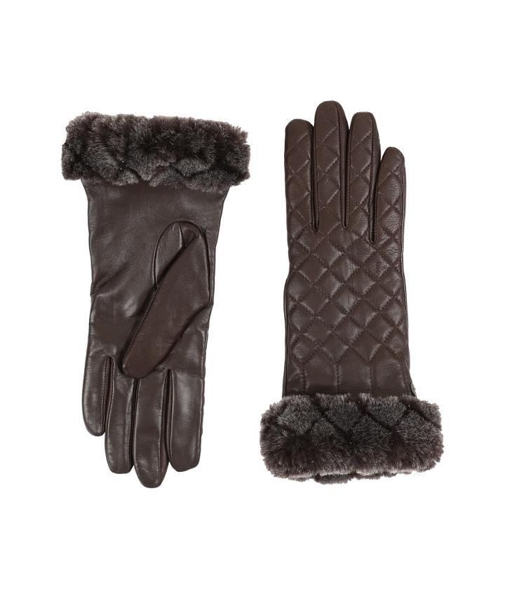 Ugg - Quilted Croft Leather Smart Gloves