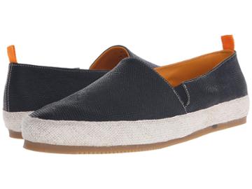 Mulo - Embossed Leather Espadrille