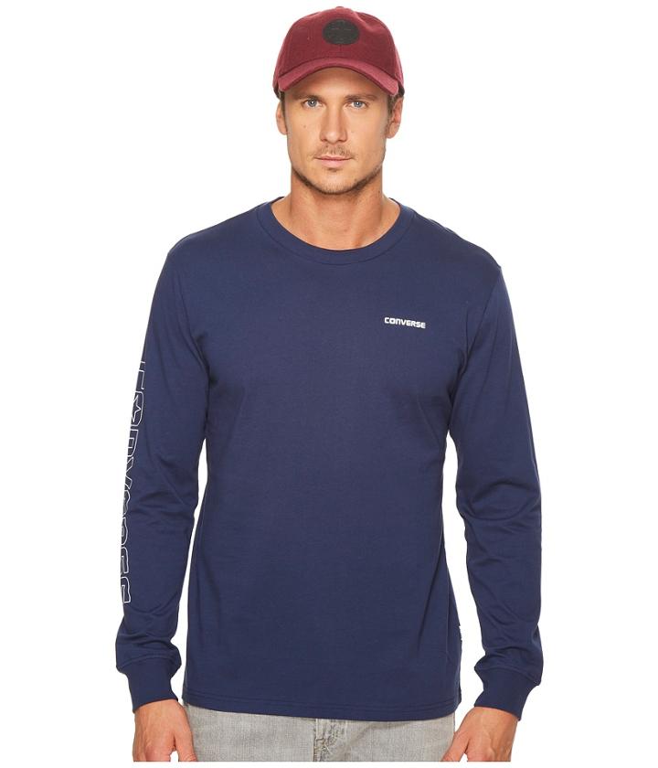 Converse - Long Sleeve Graphic Wordmark Tee