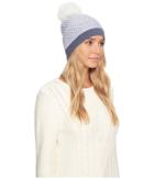 Ugg - Chevron Beanie With Fur Pom