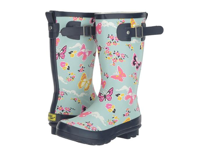 Western Chief Kids - Classic Tall Butterfly Floral Rain Boot