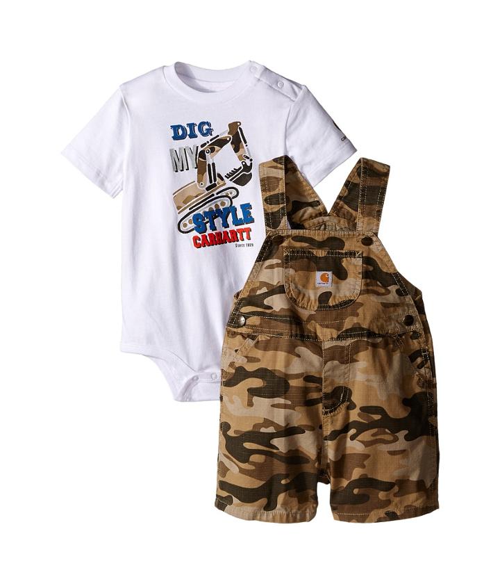 Carhartt Kids - Camo Shortall Set