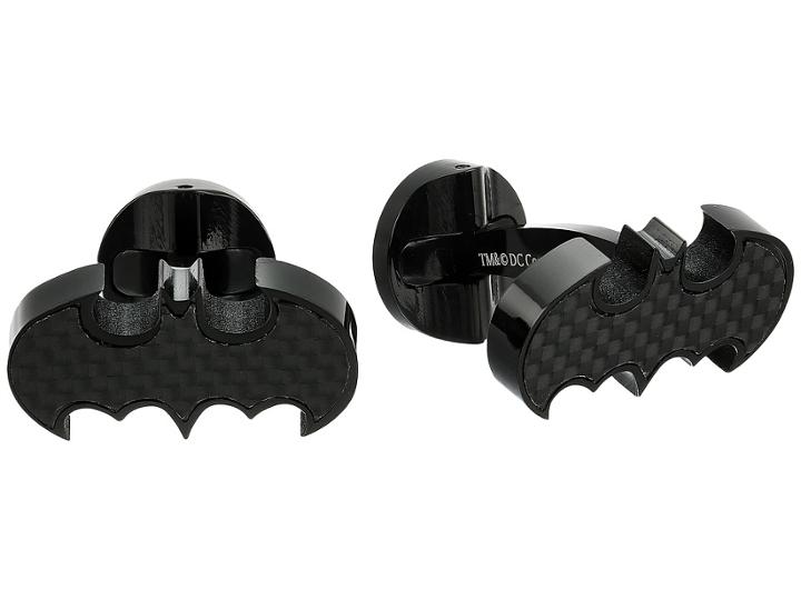 Cufflinks Inc. - Stainless Steel Carbon Fiber Batman Cufflinks