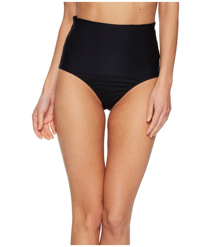 Trina Turk - Key Solids Shirred High Waist Hipster Bikini Bottom
