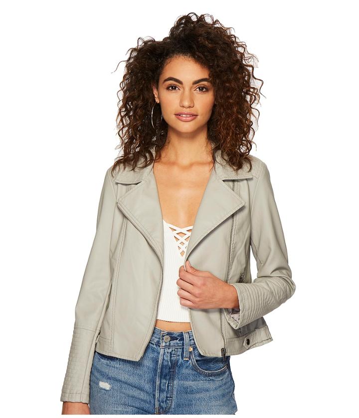 Jack By Bb Dakota - Laren Washed Crinkled Vegan Leather Moto Jacket