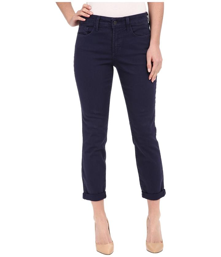 Nydj - Rachel Rolled Cuff Ankle Jeans In Peacoat