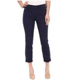 Nydj - Rachel Rolled Cuff Ankle Jeans In Peacoat
