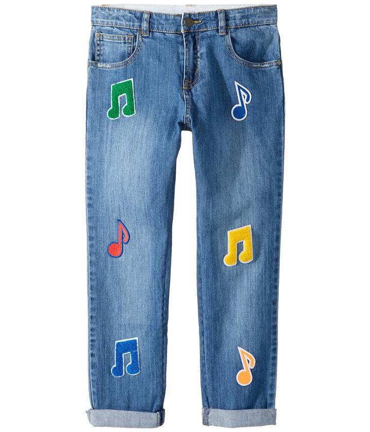Stella Mccartney Kids - Lohan Patched Denim Pants
