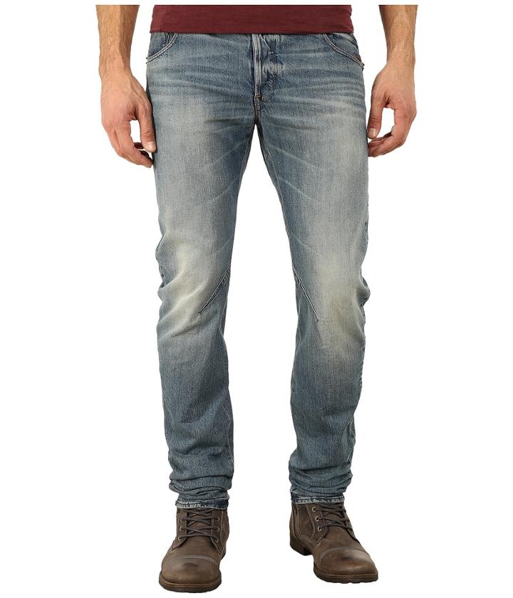 G-star - Arc Zip 3d Slim Fit Jeans In Zalton Denim Medium Aged