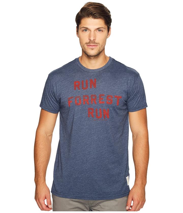 The Original Retro Brand - Run Forest Run Short Sleeve Heathered Tee