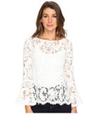 Karen Kane - Lace Bell Sleeve Top