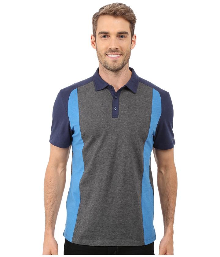 Calvin Klein - Short Sleeve Tri Color Blocked Polo