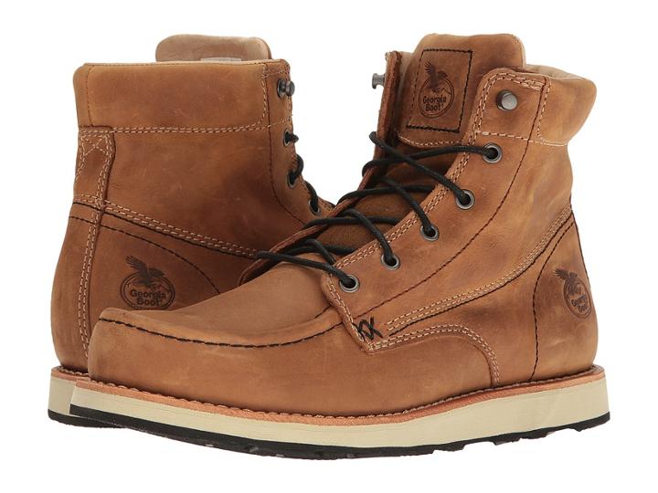 Georgia Boot - Small Batch 6 Moc Toe Wedge