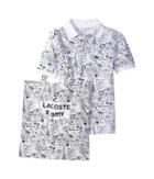Lacoste Kids - Omy Edition Mini Pique Print Polo And Tote