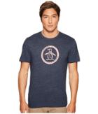 Original Penguin - Tri-blend Distressed Circle Logo Tee