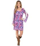 Rock And Roll Cowgirl - Bell Sleeves Dress 18-6718