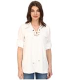 Calvin Klein Lace Up Roll Sleeve