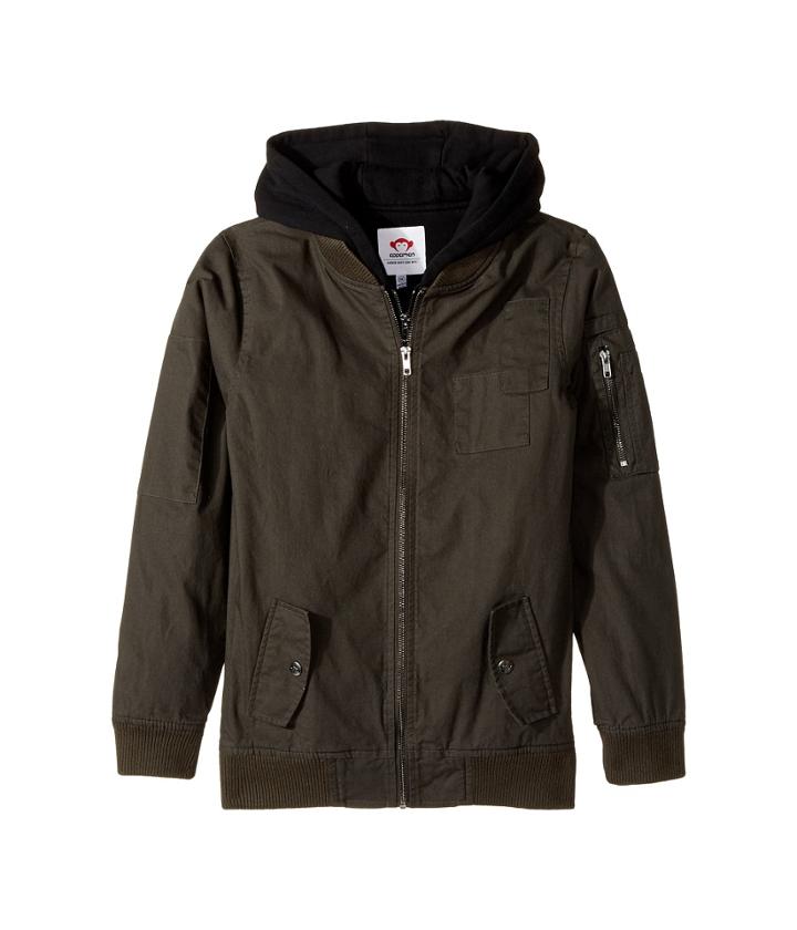Appaman Kids - Sweatshirt Lined Southside Bomber Jacket