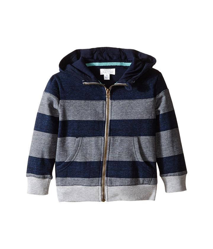 Pumpkin Patch Kids - Spliced Stripe Hoodie