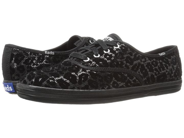 Keds - Champion Leopard Flocked Sequin
