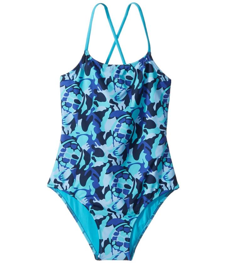 Vilebrequin Kids - Camouflage Turtles One-piece Swimsuit