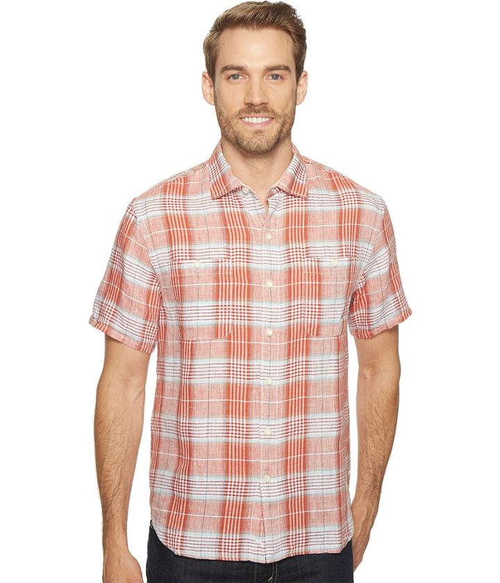 Tommy Bahama - Caldera Plaid Camp Shirt